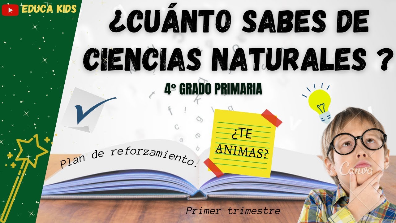 Tarea de ciencias naturales para cuarto grado