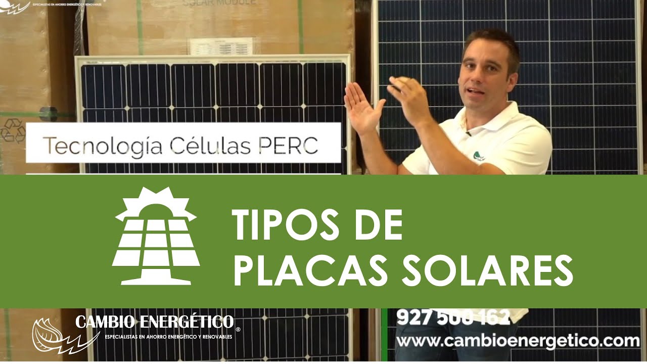 Tipos de paneles solares
