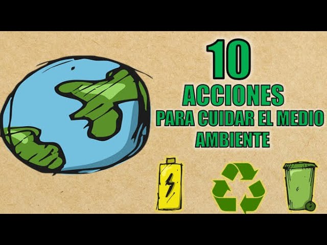 Triptico: consejos para cuidar el medio ambiente