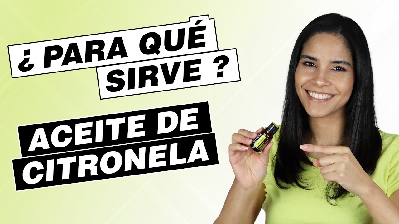Usos del aceite de citronela que desconocías