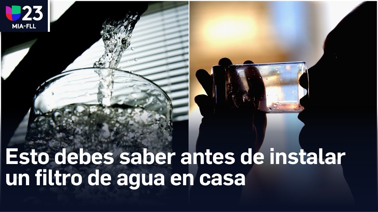 ¿Dónde colocar un filtro de agua?